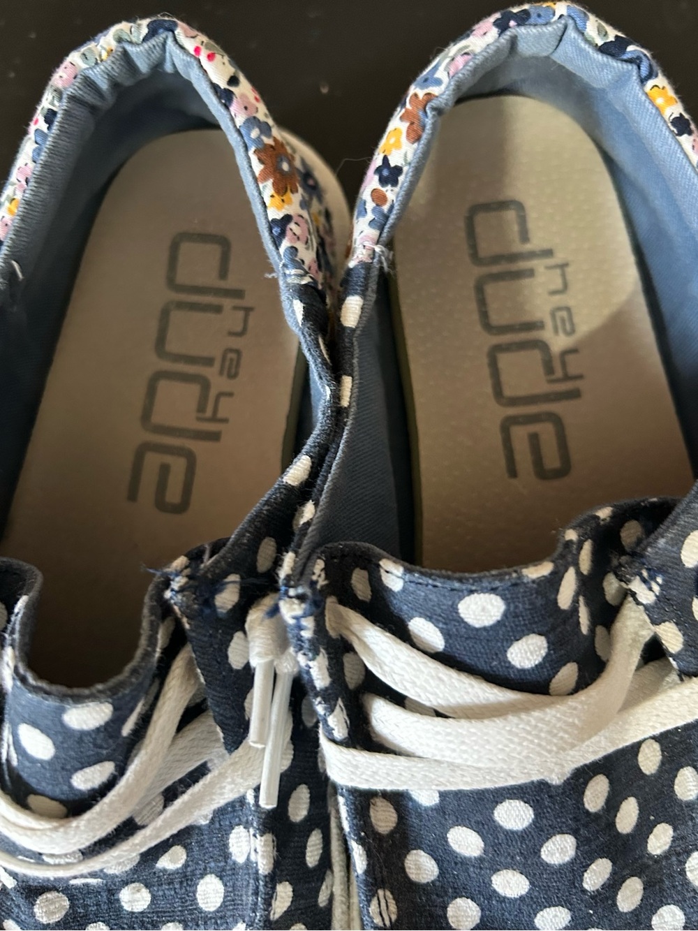Hey Dude Wendy Navy Polka Dot - Picture 3 of 5